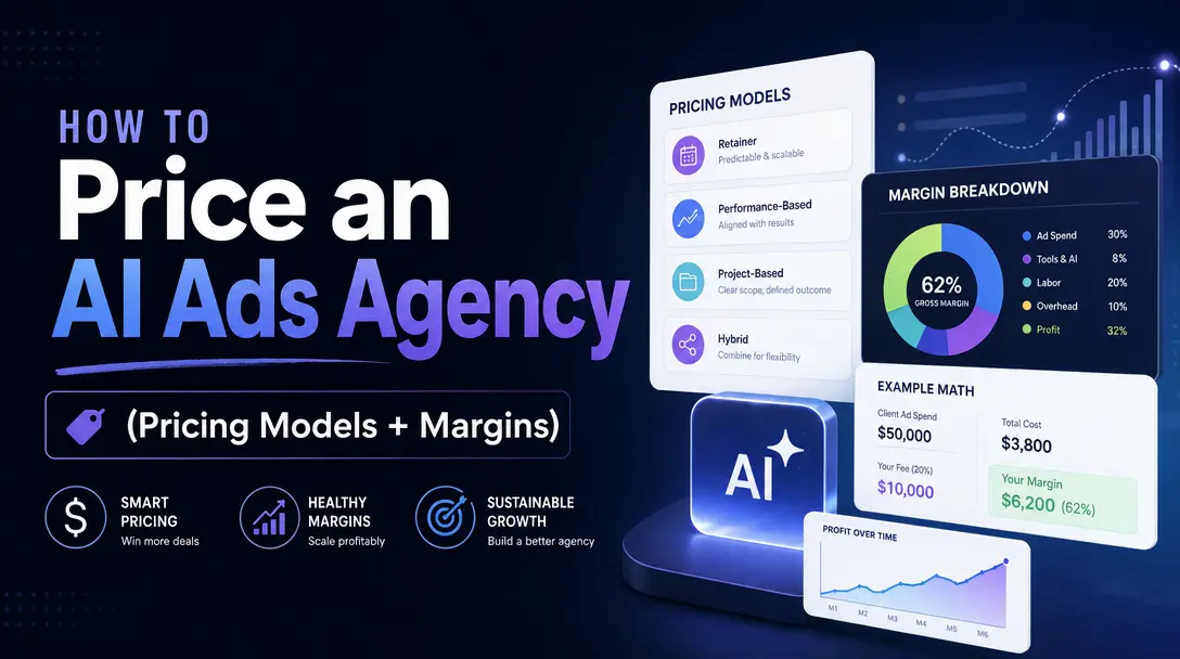 How to Price an AI Ads Agency (Pricing Models + Margins)
